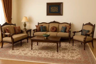 ایده‌ های خلاقانه برای چیدمان مبل روی فرش 12 متری