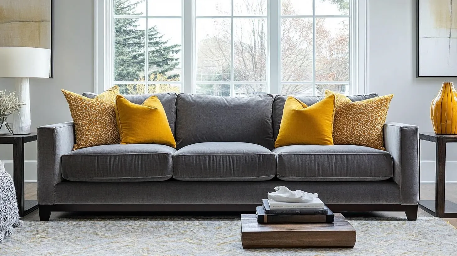 مبل رنگ طوسی و طیف خاکستری